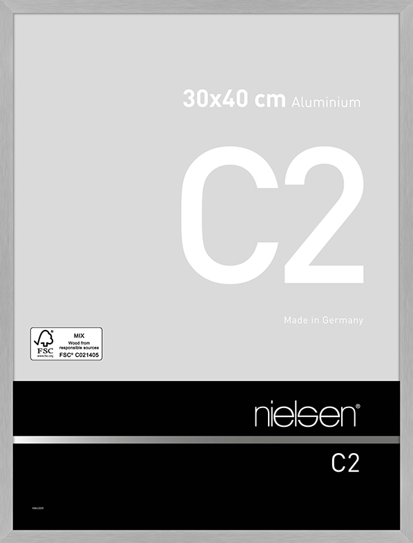 Cadre alu C2 structure gris mat 50x100 cm Nielsen